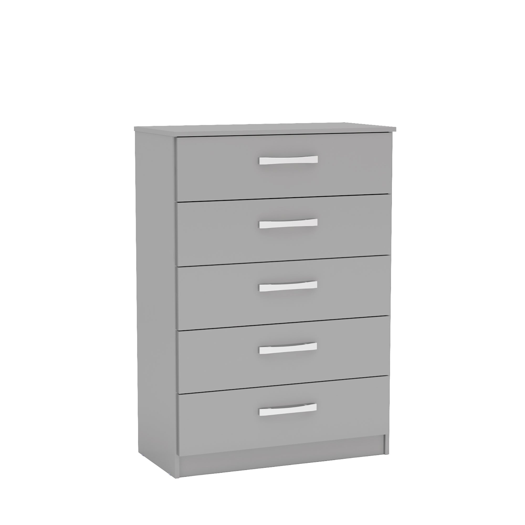 Lynx Grey 5 Drawer Chest Grey