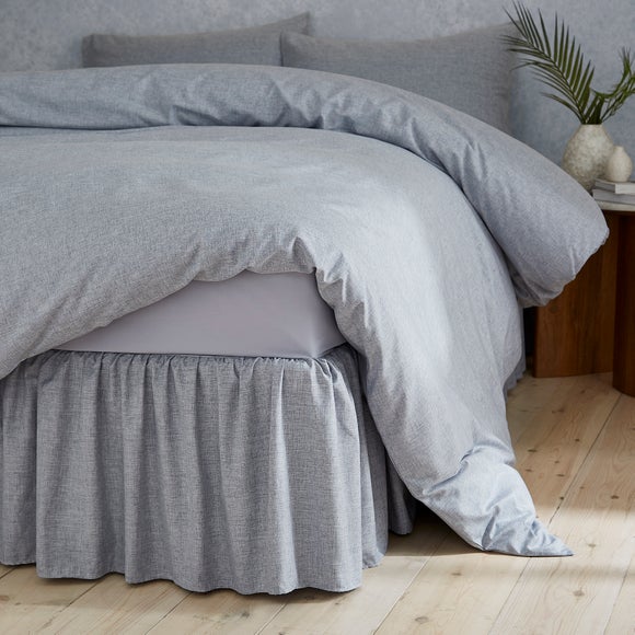 Chambray Microfibre Valance