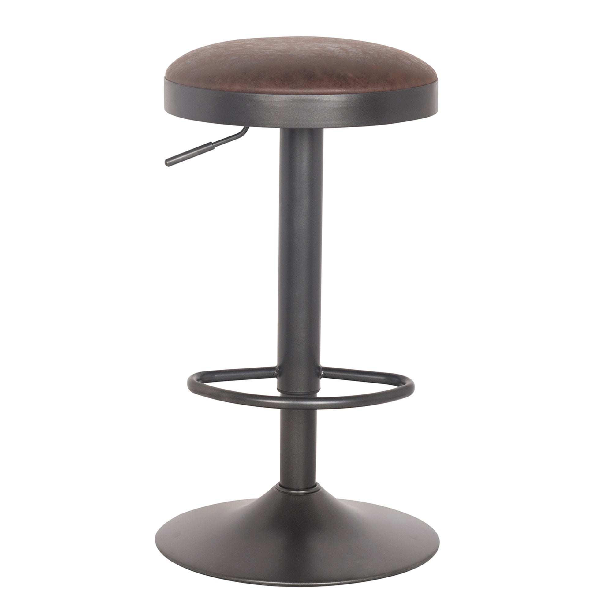 Terni PU Leather Bar Stool Antique (Brown)