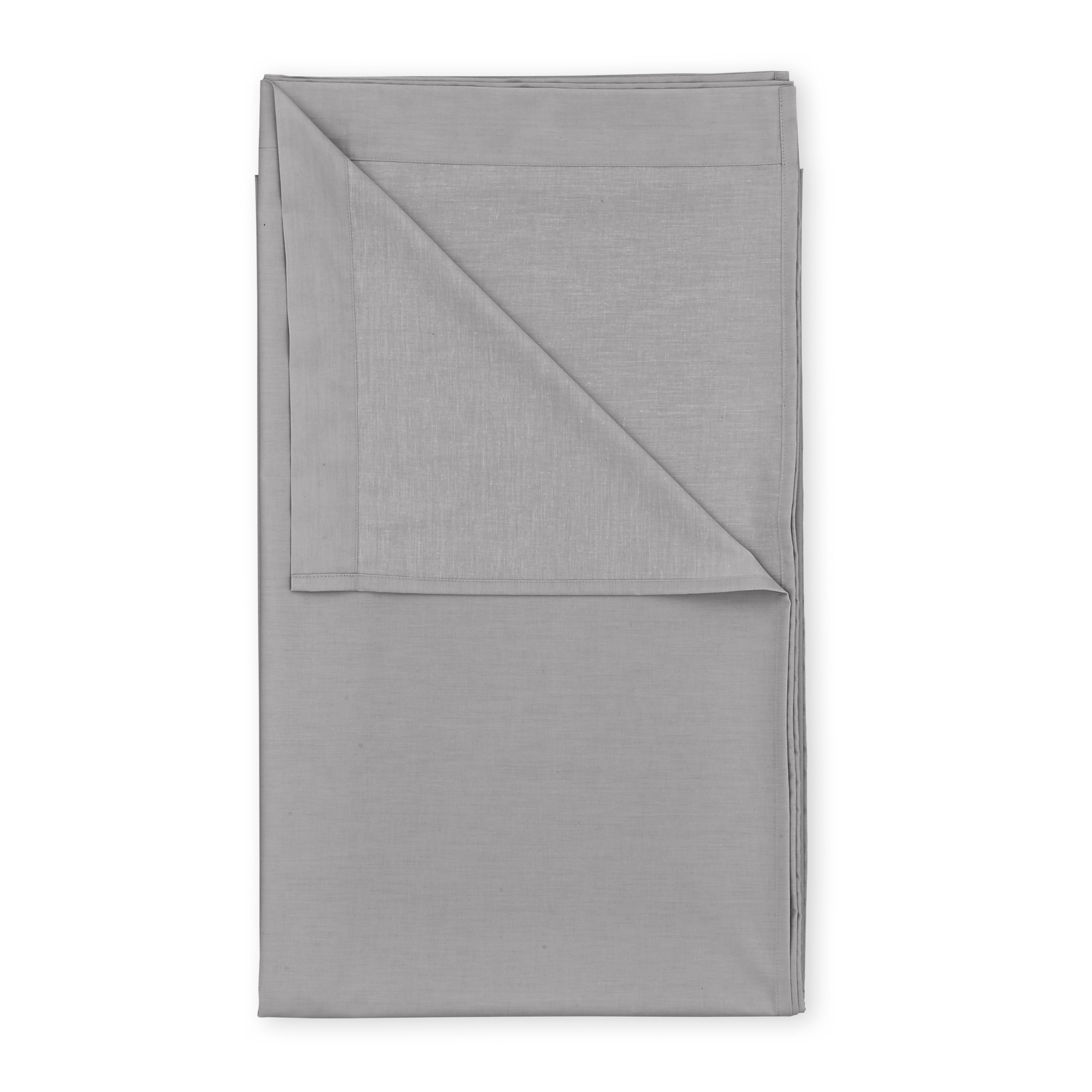 Pure Cotton Flat Sheet Dove (Grey)