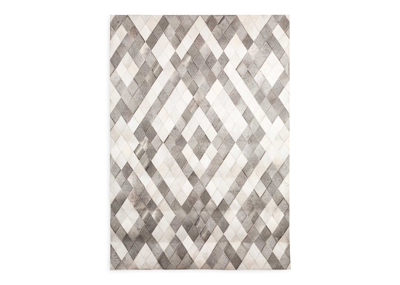 Linie Design Sirao Rug Diamond Hide Patchwork