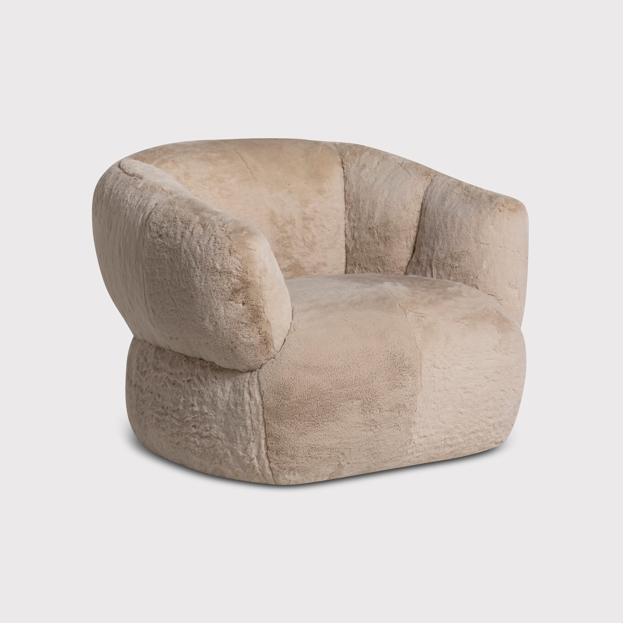 Rosalie Swivel Armchair, Neutral | Barker & Stonehouse
