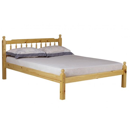 Torino Wooden Double Bed In Pine