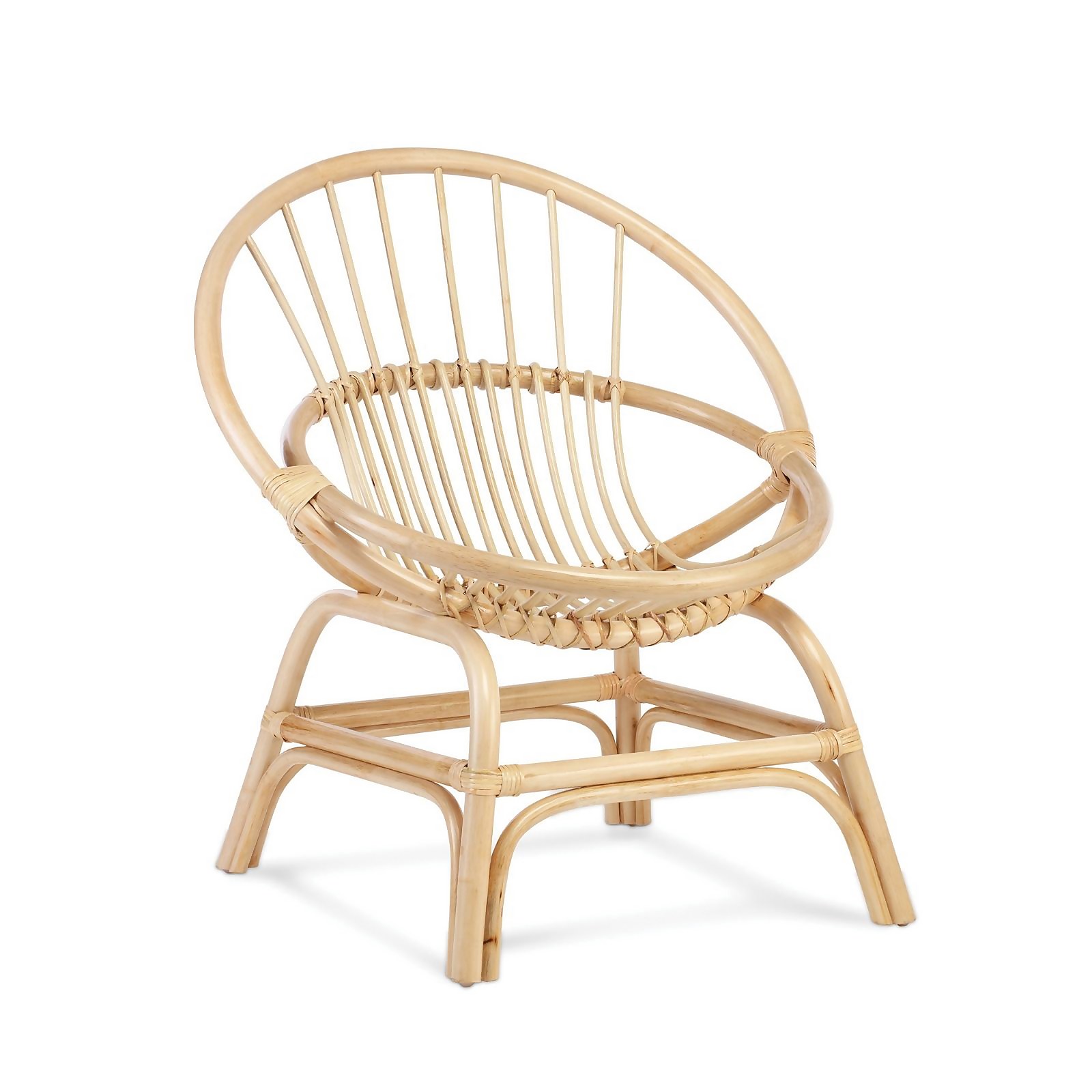 Moon Cane Chair in Natural