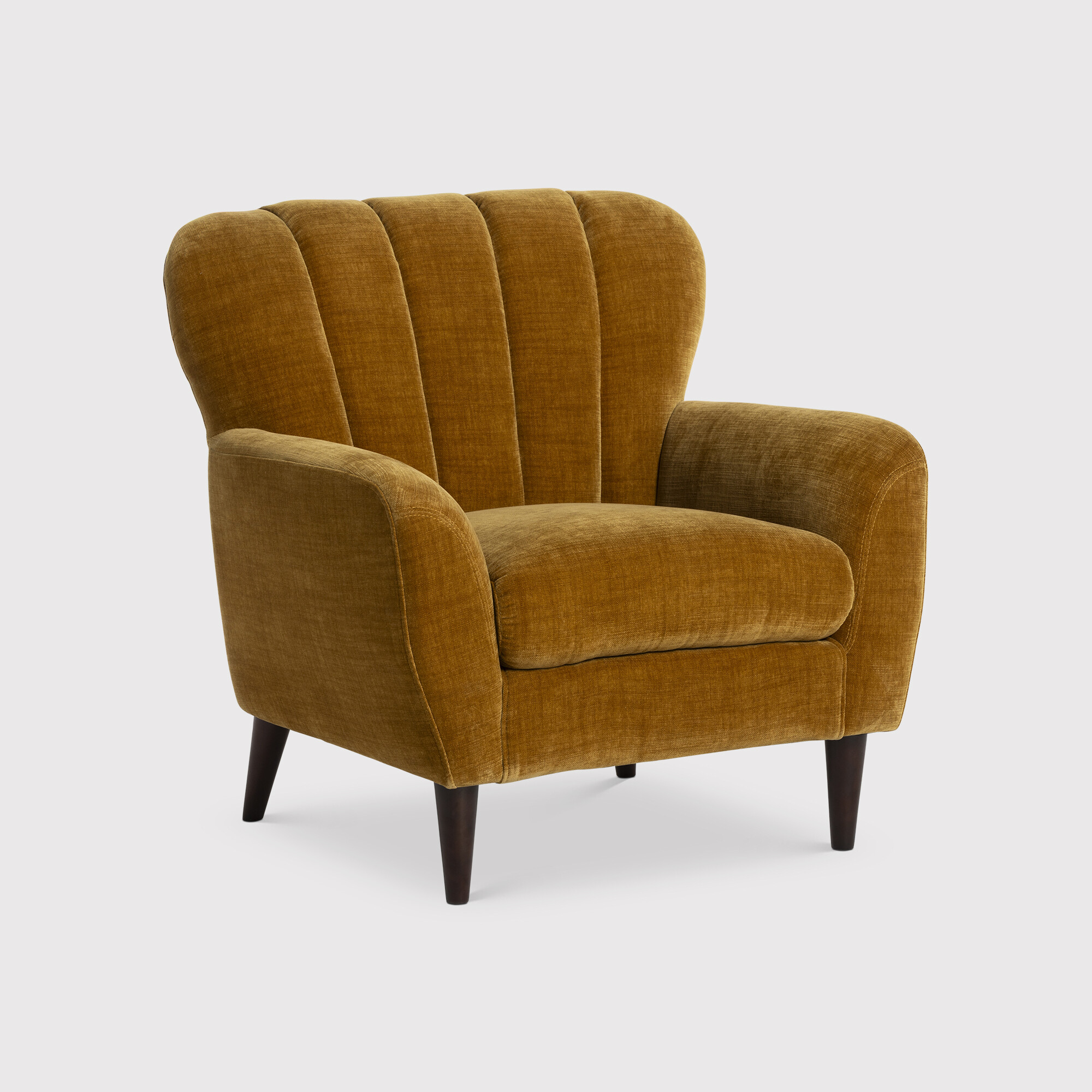 Aelin Armchair, Yellow Fabric | Barker & Stonehouse