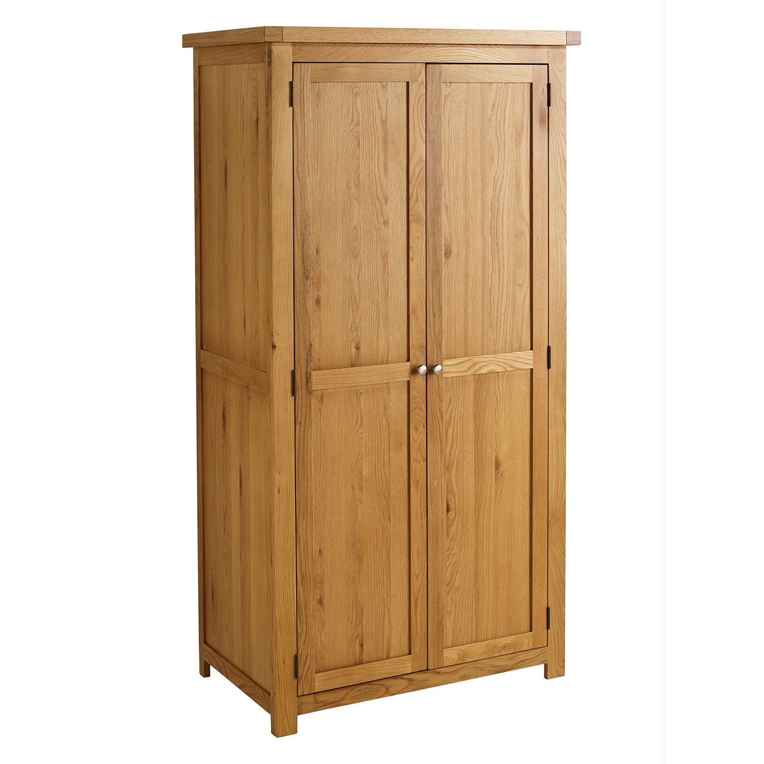 Woburn Oak Double Wardrobe Brown