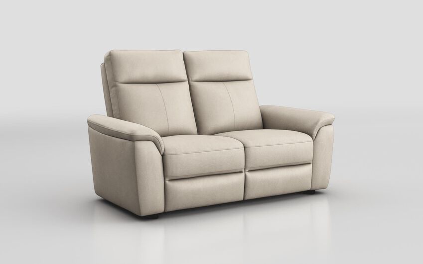 White Badia 2 Seater Sofa