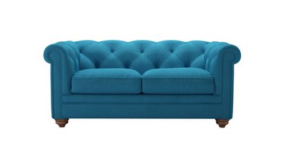 Patrick 2 Seat Sofabed in Marina Brushed Linen Cotton - sofa.com