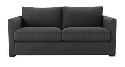 Aissa 2.5 Seat Sofa Bed in Charcoal Brushed Linen Cotton - sofa.com