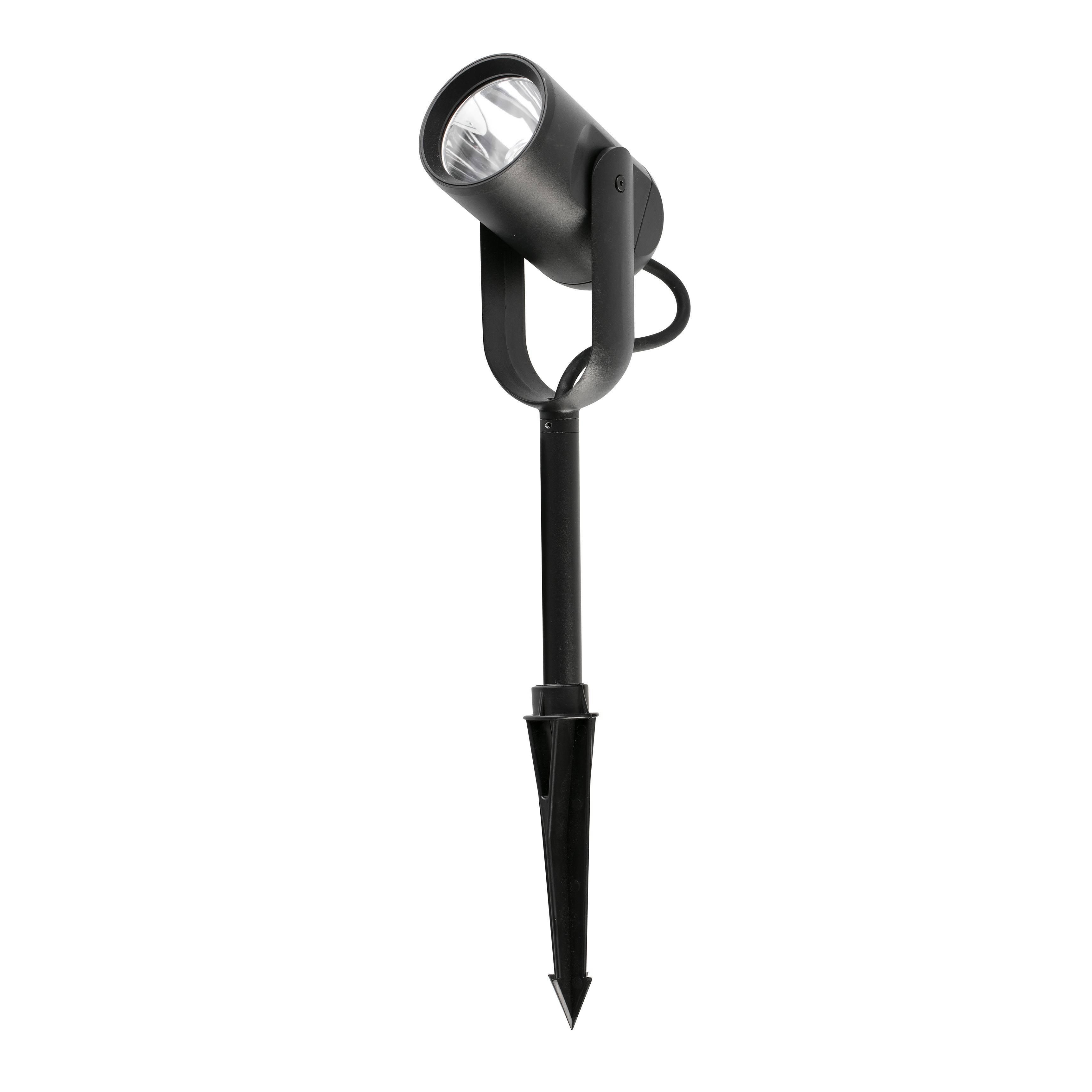 Netlighting Slot Outdoor LED Spike Light Black H20 14W 3000K IP65