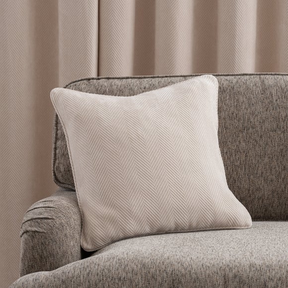 Soft Chenille Herringbone Cushion