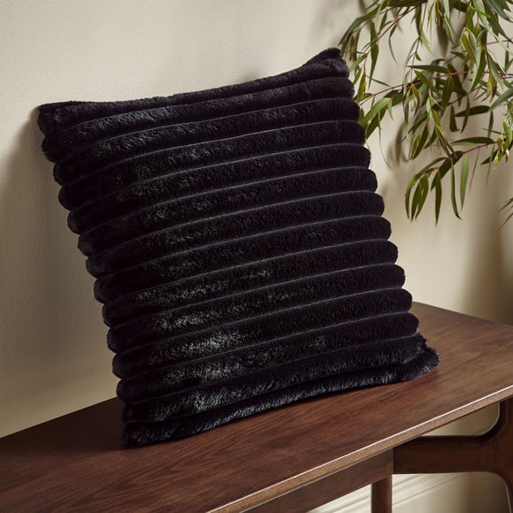 Catherine Lansfield Cosy Ribbed Square Cushion