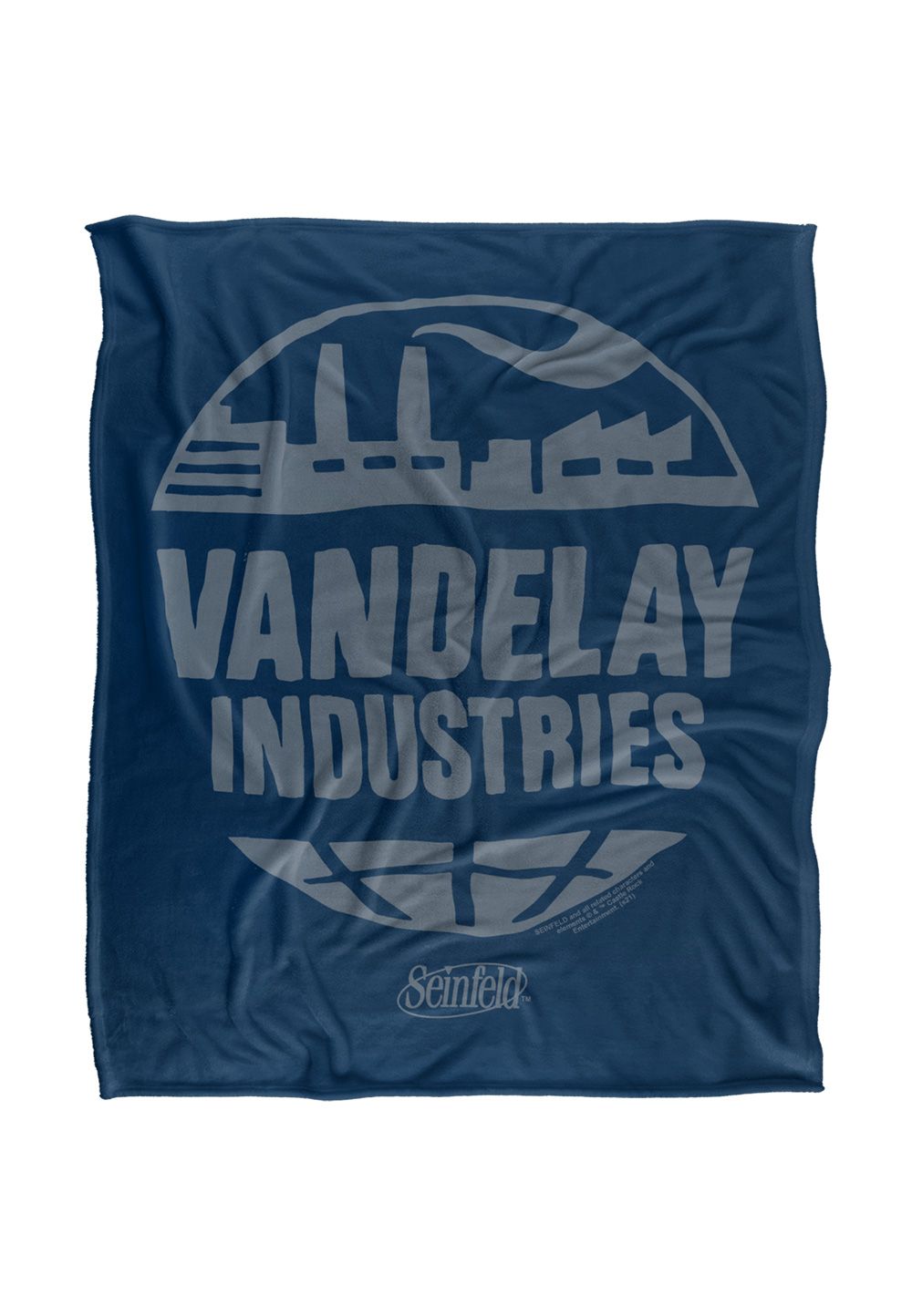Warner Brothers Seinfeld 152x127cm Salesman Silky Touch Super Soft Throw Blanket in White