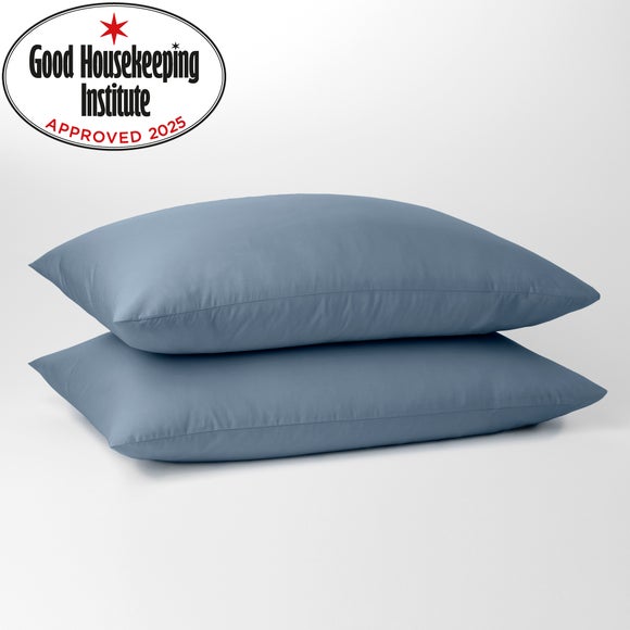 Pure Cotton Standard Pillowcase Pair