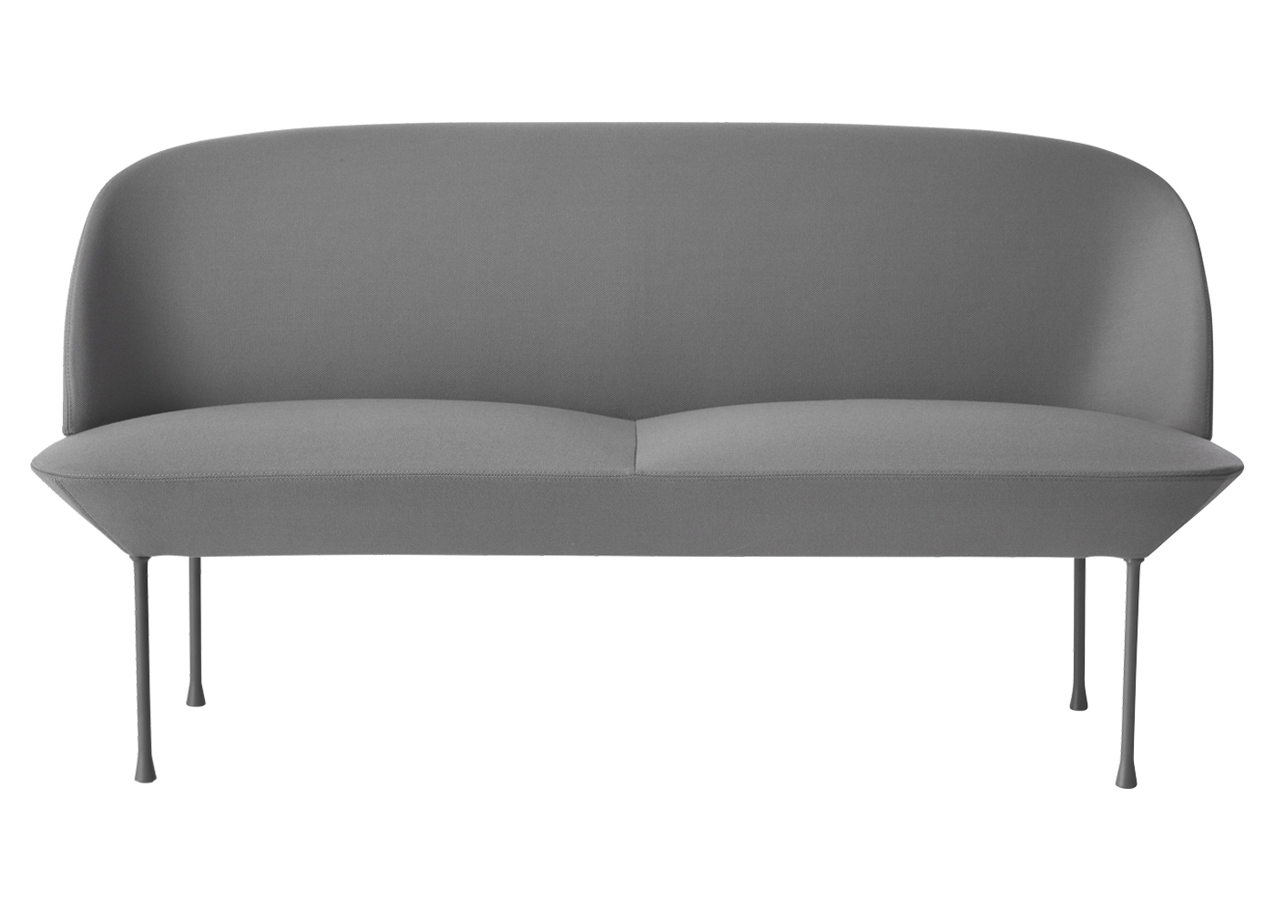 Muuto Oslo 2 Seater Sofa Steelcut 160 Grey