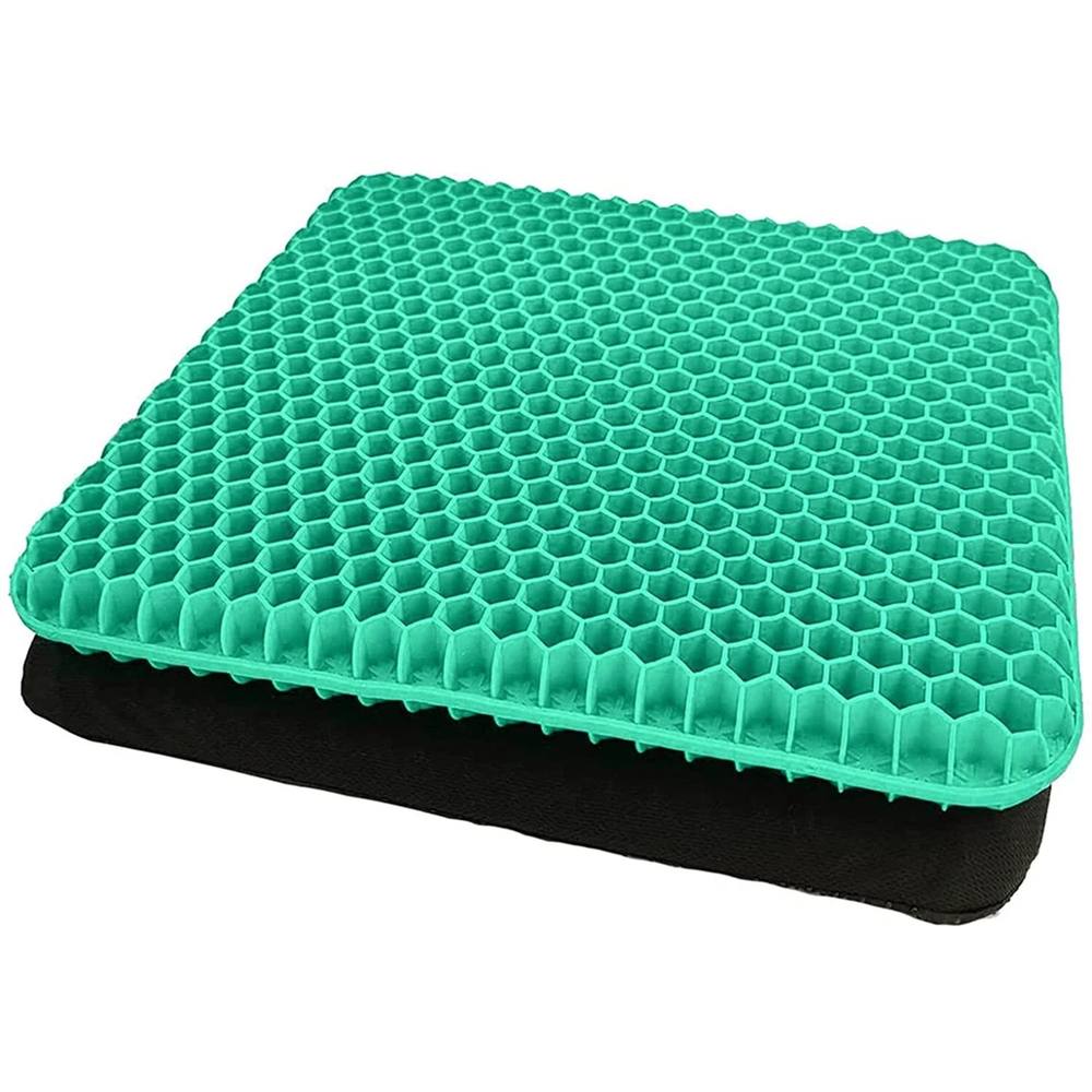 Nordara Extra Thick Honeycomb Gel Seat Cushion for Office/Car in Green