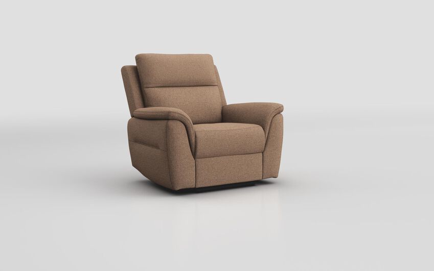 Brown Fabric Sogliano Armchair