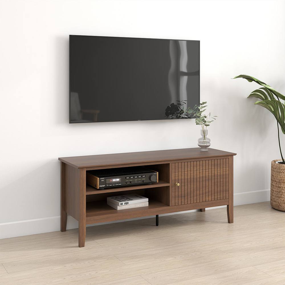 Melody Maison Large Dark Wood Tv Cabinet - Hales Dark Wood Range in Dark Brown