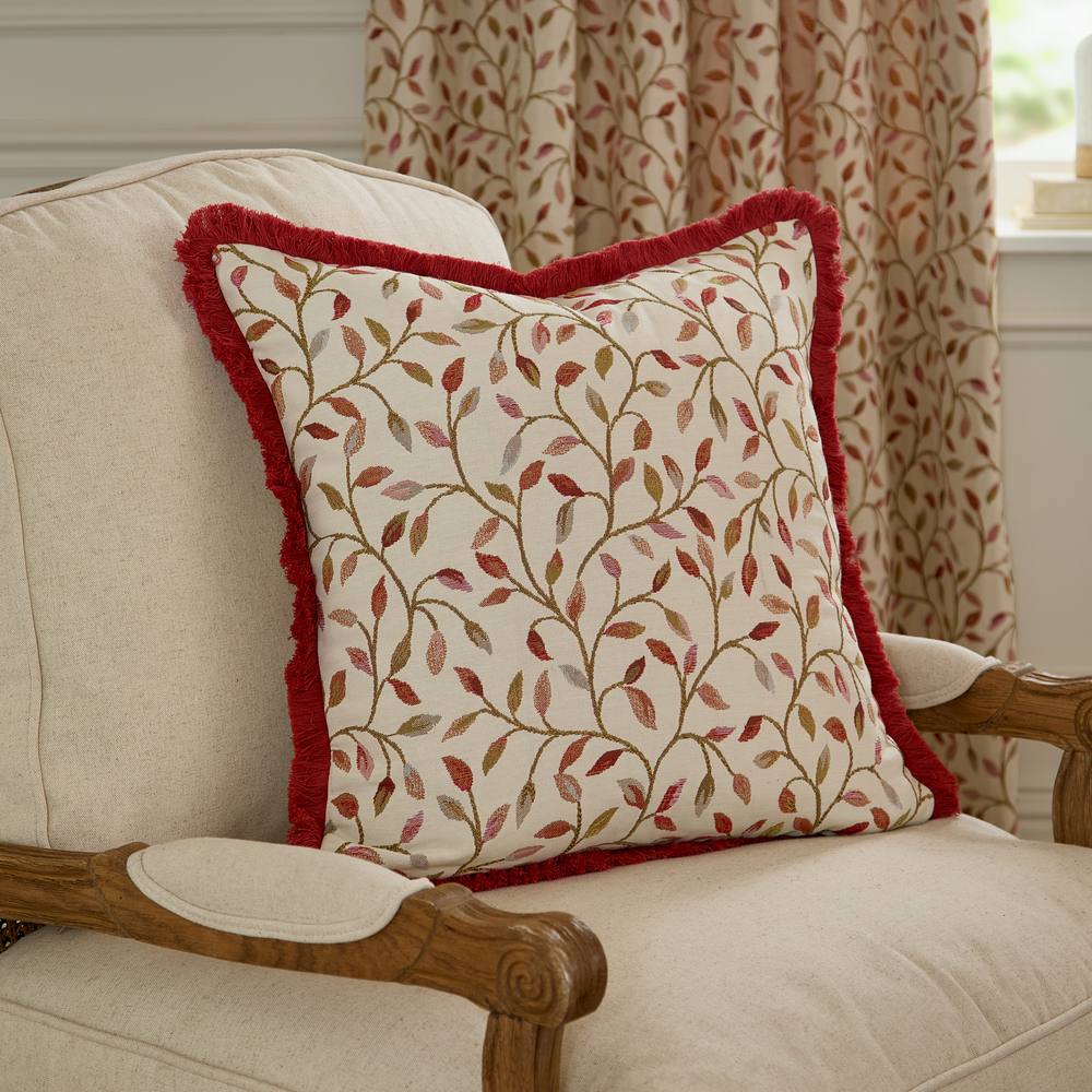 Voyage Maison Cervino Jacquard Cushion in Red