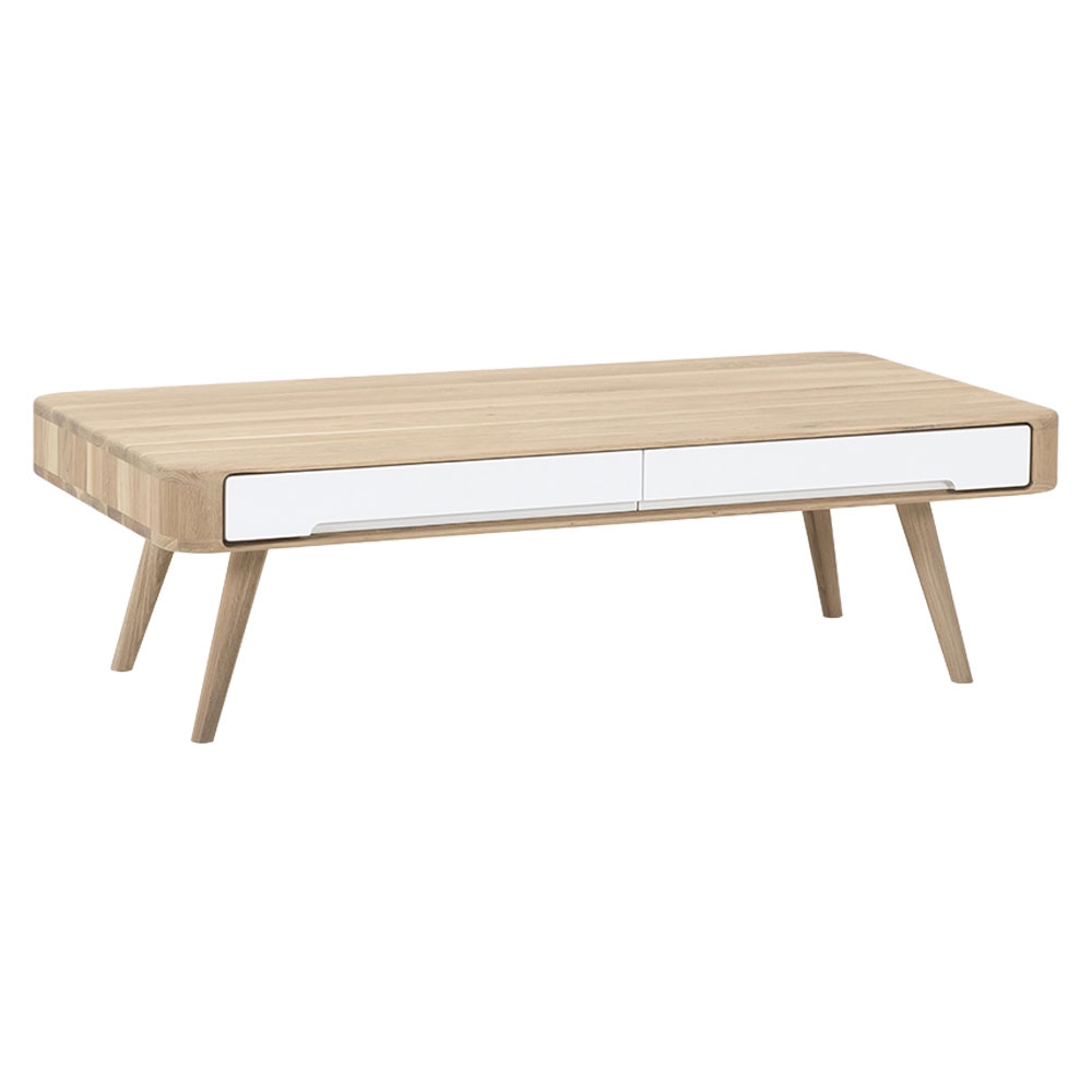 Gazzda Ena Coffee Table White 90x90x35cm