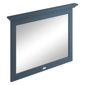 Bayswater Stiffkey Blue Flat Bathroom Mirror - 1000mm