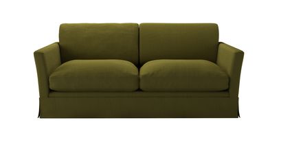 Otto 2.5 Seat Sofabed in Royal Fern Brushed Linen Cotton - sofa.com