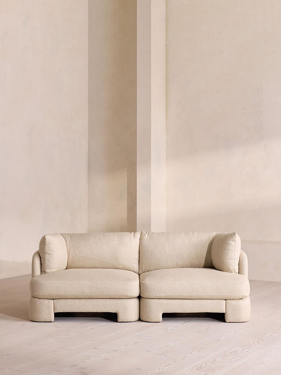 Odell Modular Sofa, Three Seater, Textured Linen