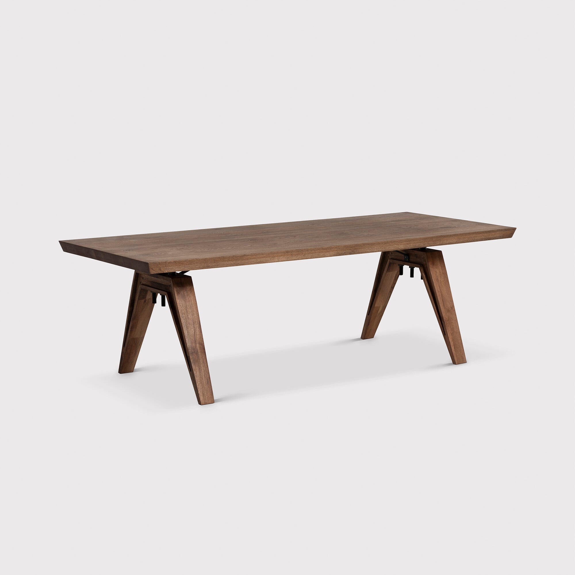 Pure Furniture Tiros Dining Table 240cm, Brown Oak | Barker & Stonehouse