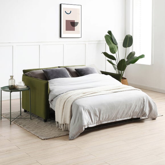 Lucie Velvet Pop Up Double Sofa Bed