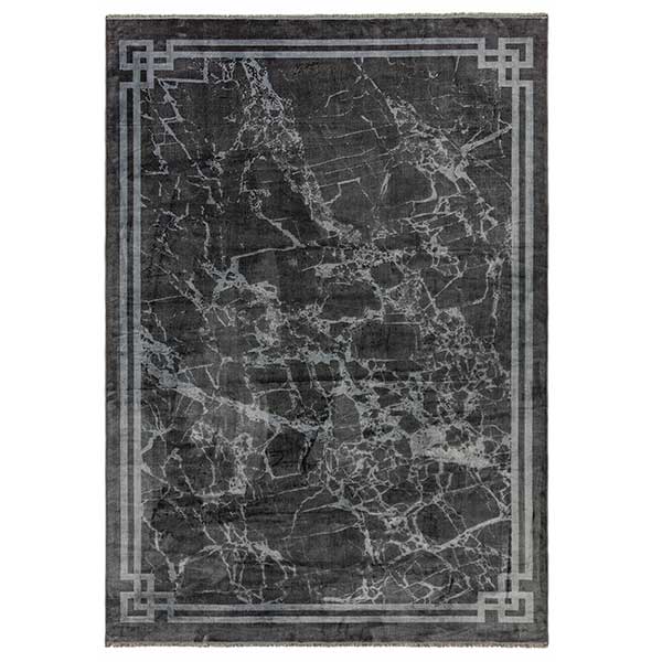 Zadana Rug  Grey with border