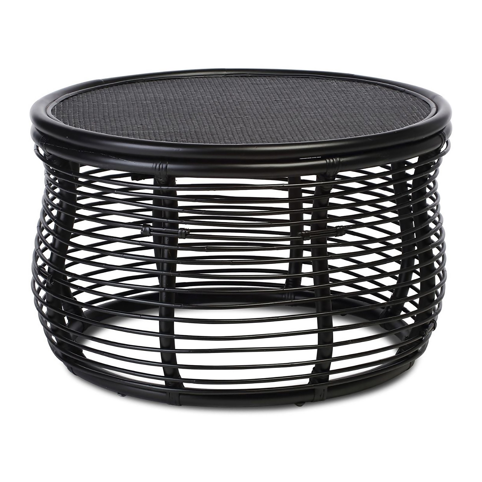 Royal Rattan Coffee Table in Black