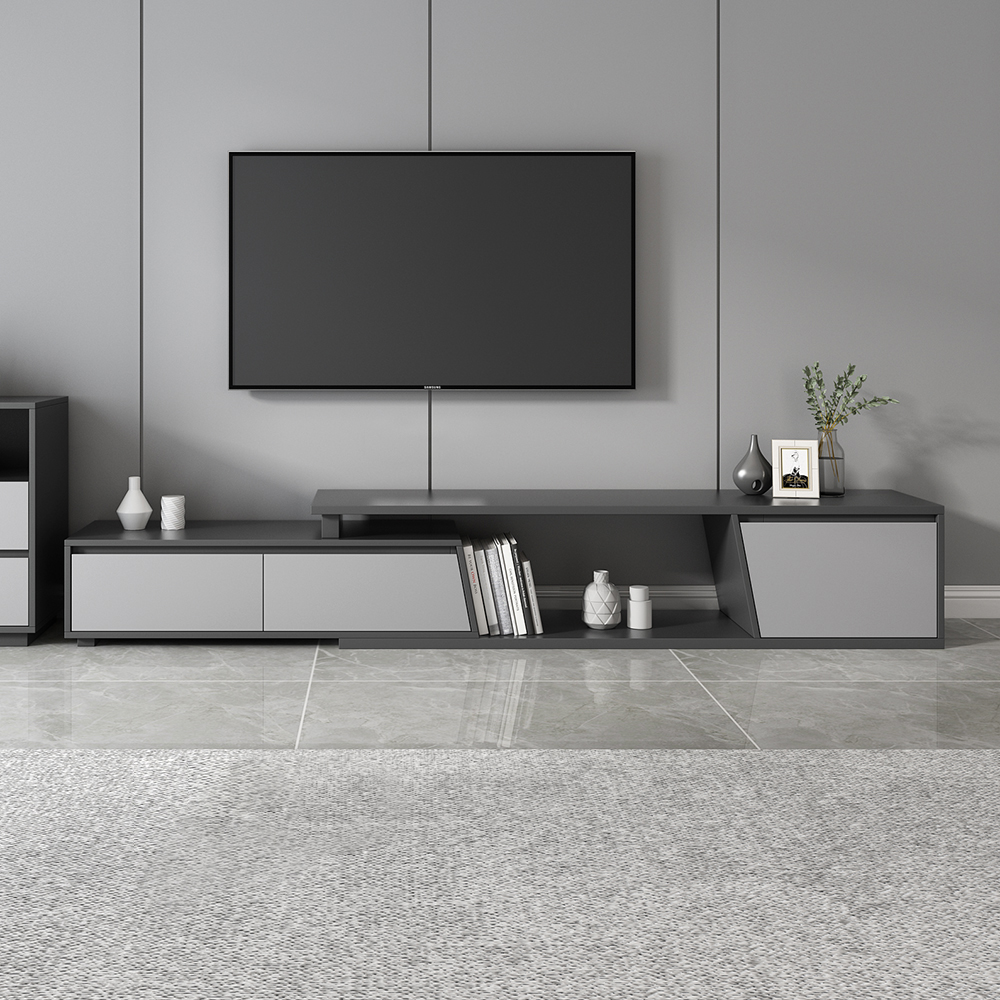 Fero Extendable TV Stand with 3 Drawers(1800 mm - 2800 mm)