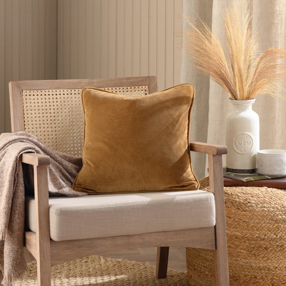 Clara Cotton Velvet Square Cushion