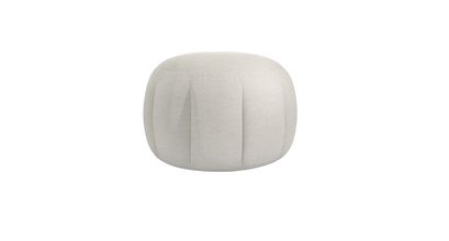 Harper Round Footstool in Clay House Basket Weave - sofa.com