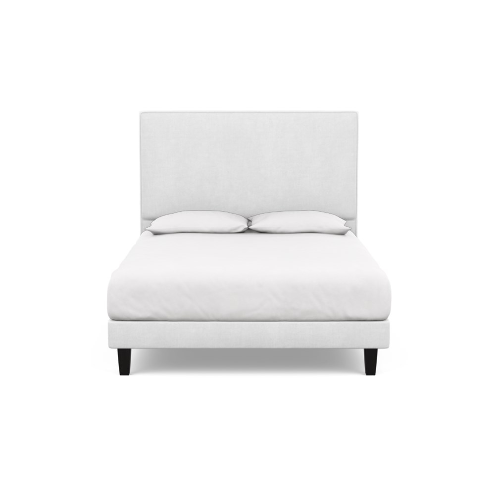 Heal's Heal's Shallow Divan King Capelo Linen-Cotton Snowdrop Dark Solid Wood
