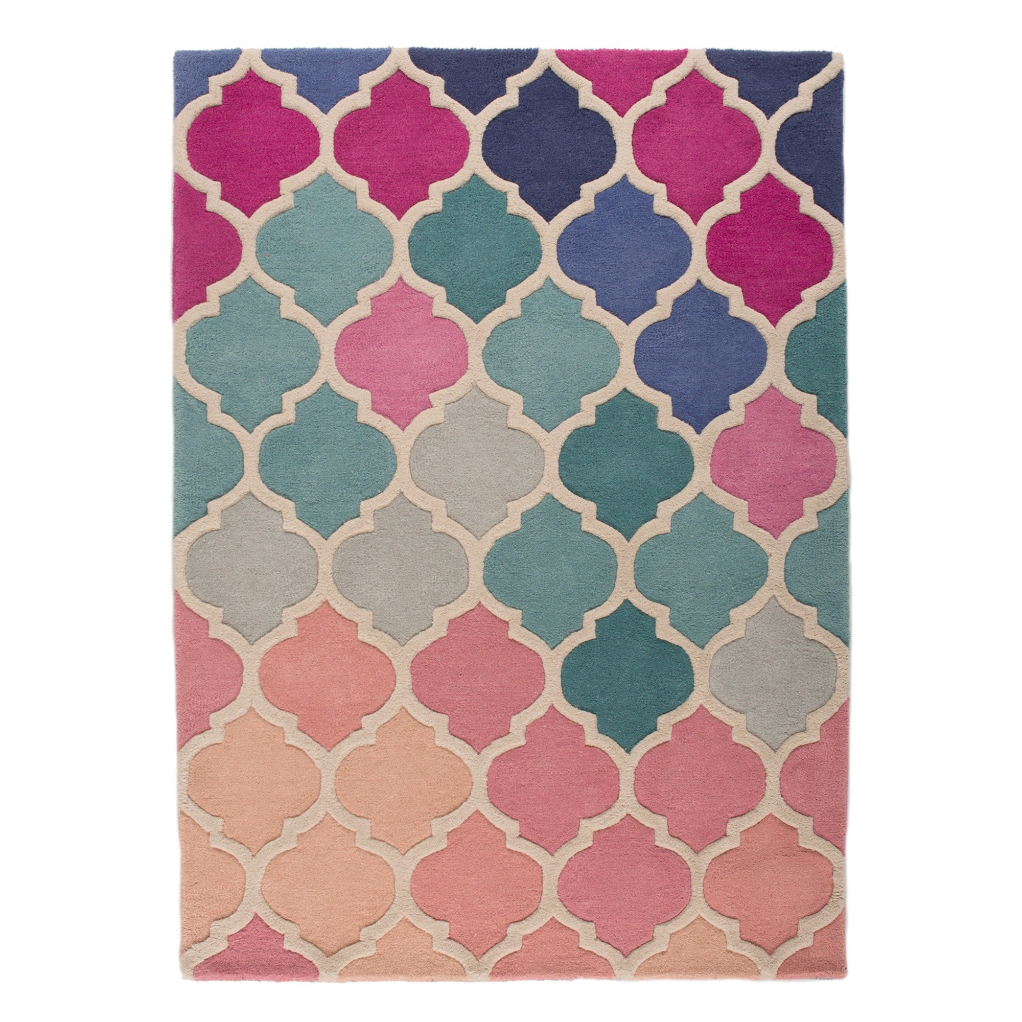 Rosella Geometric Rug Purple
