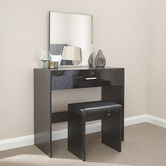 Ottawa Dressing Table Set In Black