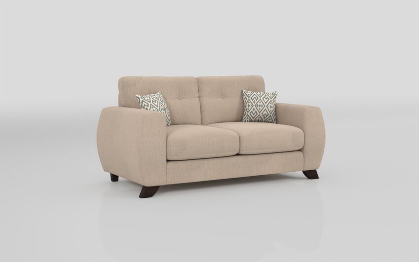 ScS Living Cream Aspen Fabric 2 Seater Standard Back Sofa