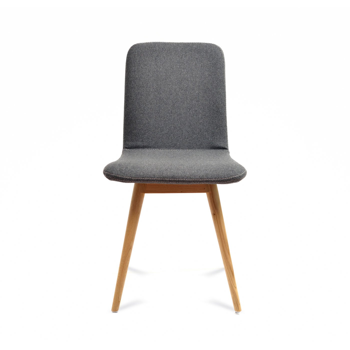 Gazzda Ena Chair Oak & Grey Facet Felt