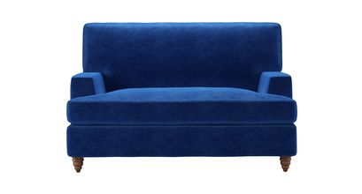 Isla Loveseat Sofabed in Cobalt Smart Velvet - sofa.com
