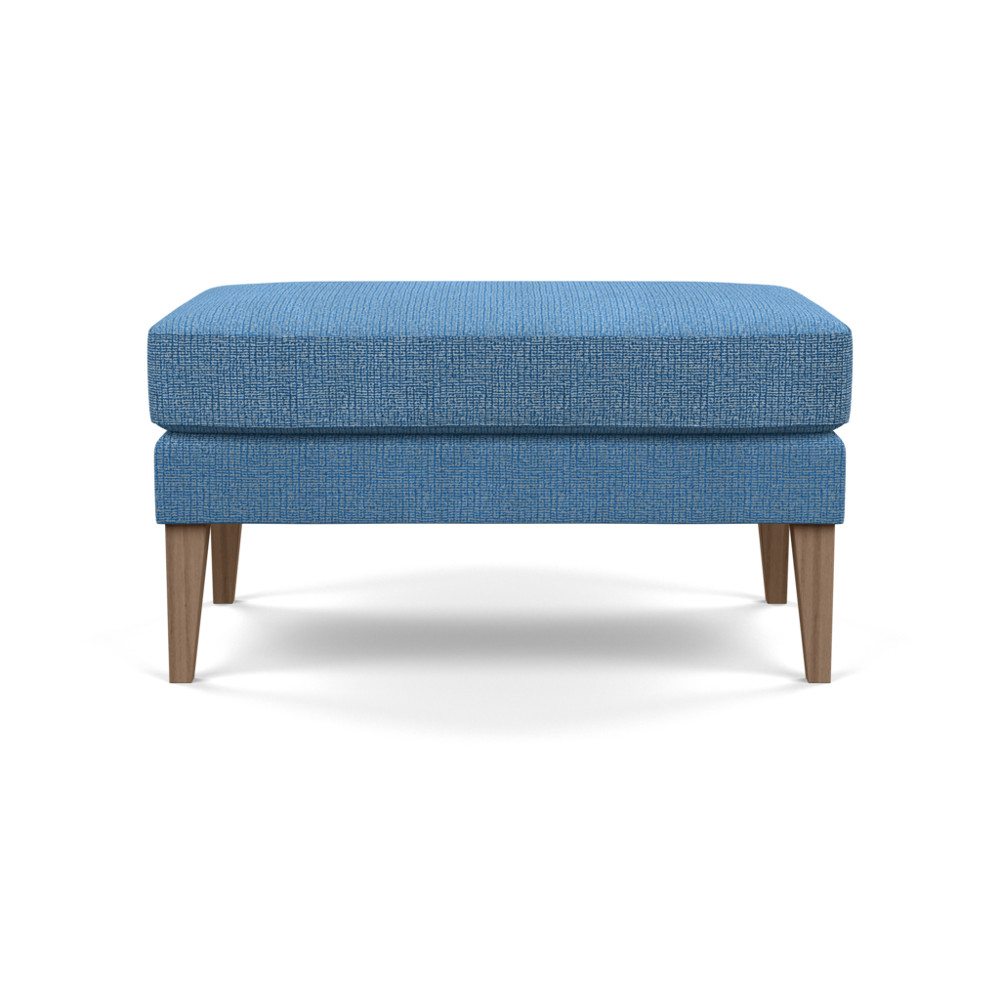 Heal's Richmond Ottoman Tejo Recycled Cobalt Tinted Ash Feet