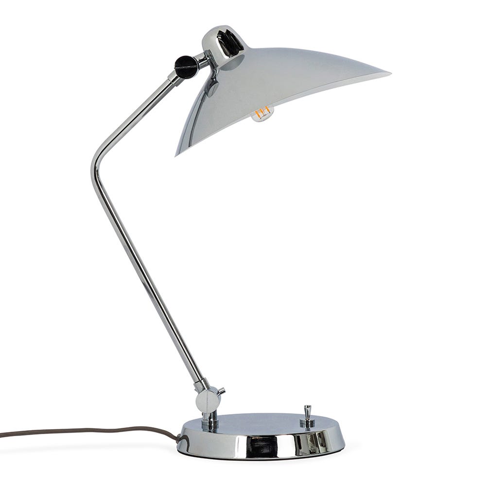 Heal's Milton Table Lamp Polished Chrome 2