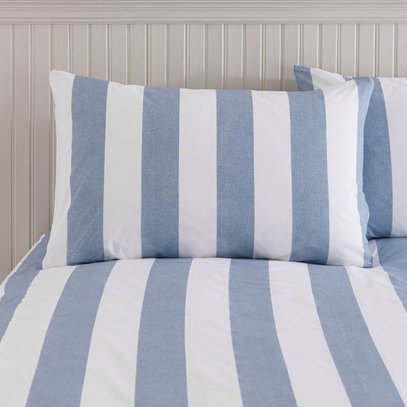 Kent Broad Stripe 100% Cotton Duvet Cover & Pillowcase Set 2