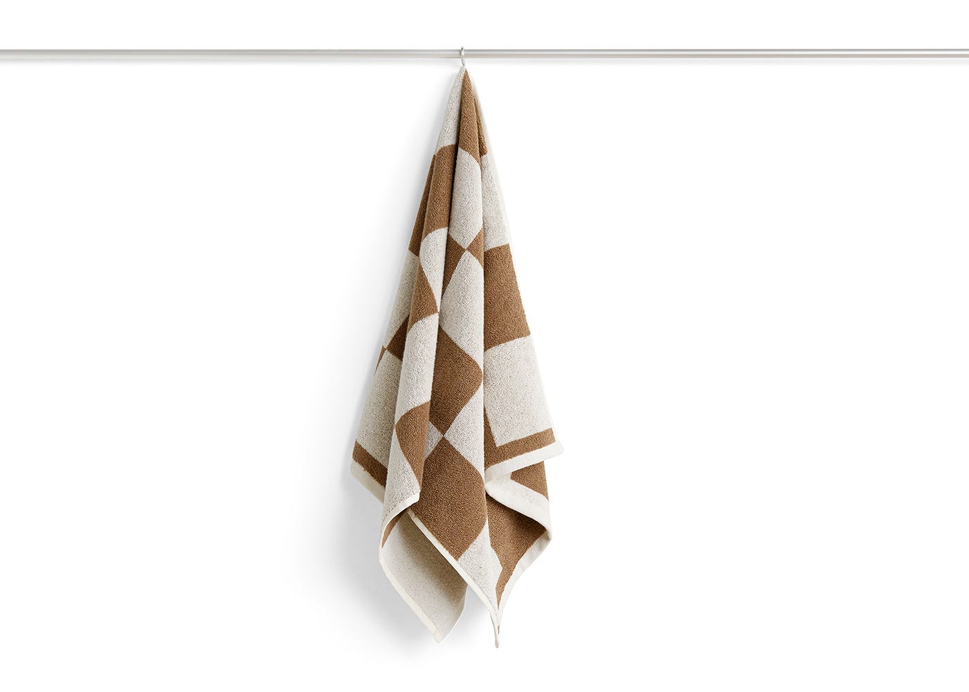 HAY Check Hand Towel Capuccino
