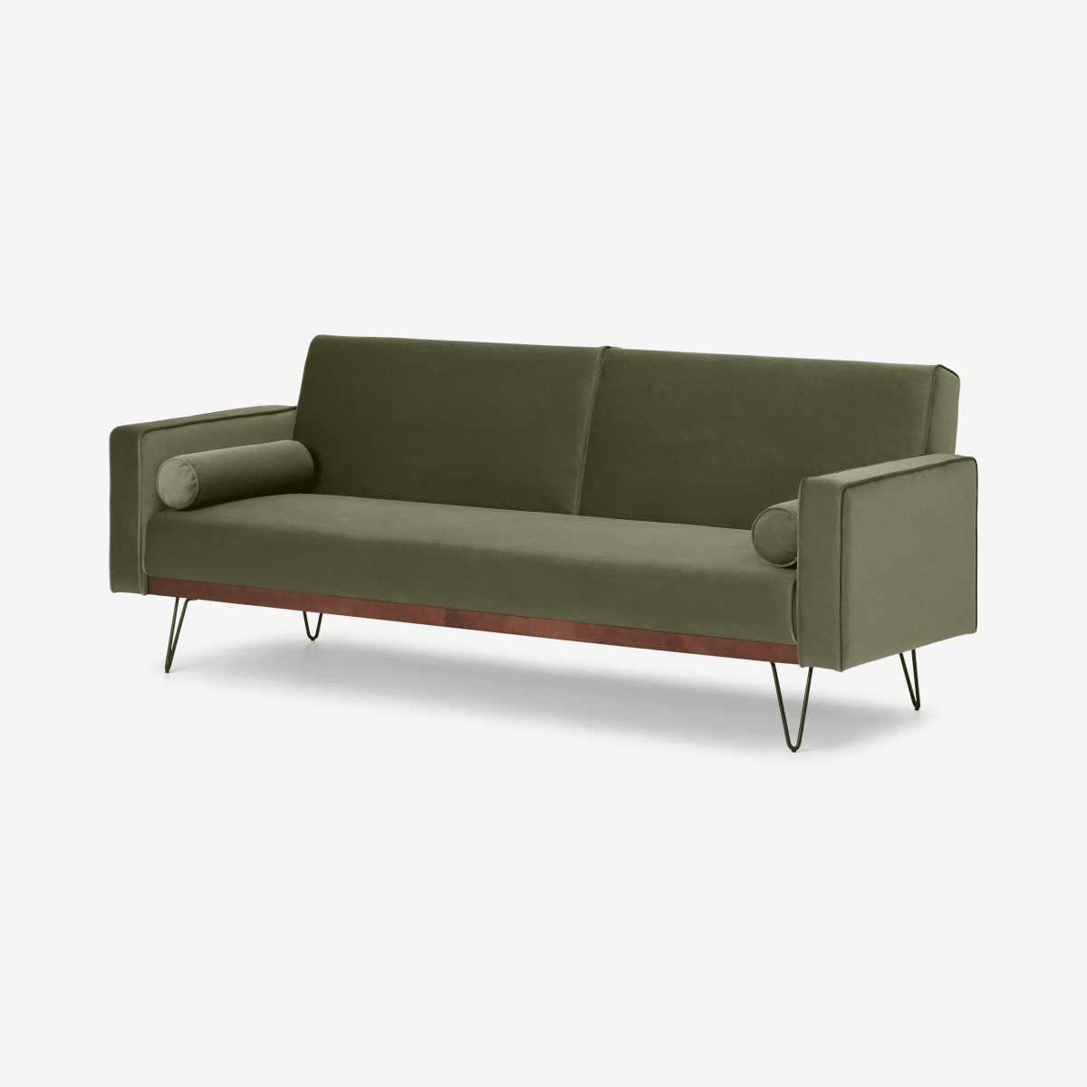 Warner Click Clack Sofa Bed, Sycamore Green Velvet