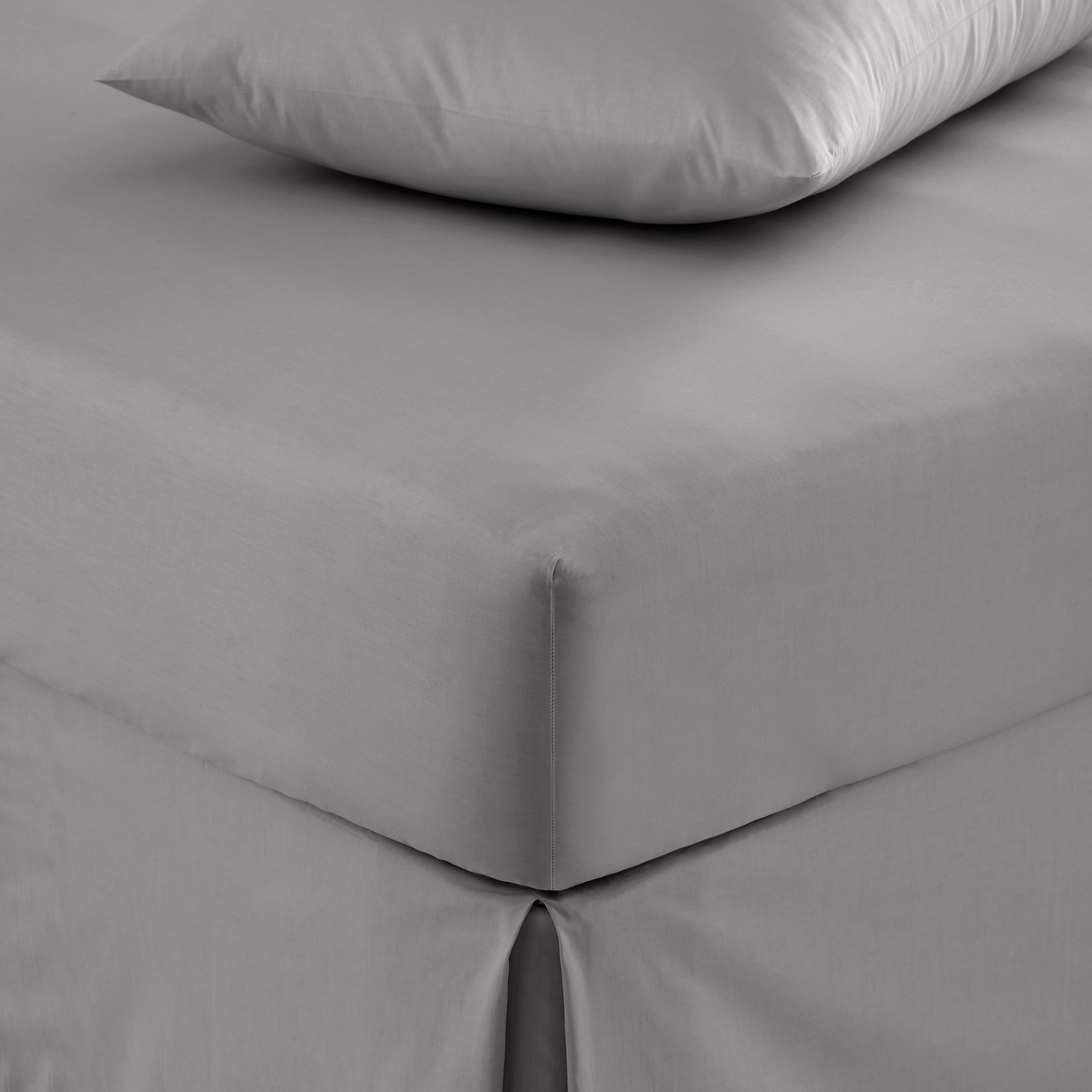 Pure Cotton Fitted Sheet Dove (Grey)