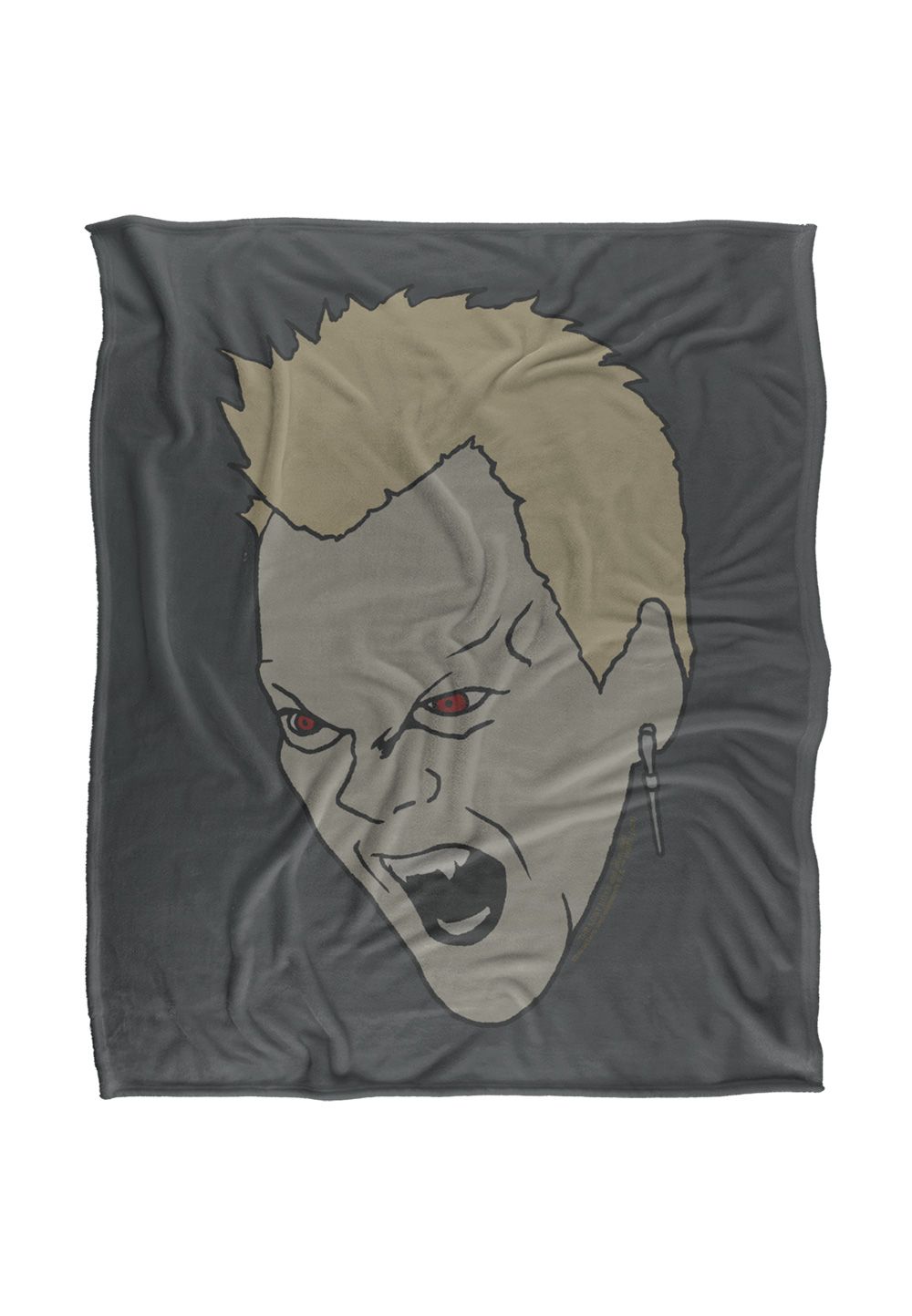Warner Brothers Lost Boys, 152x127 cm Vamp Face Silky Touch Super Soft Throw Blanket in White