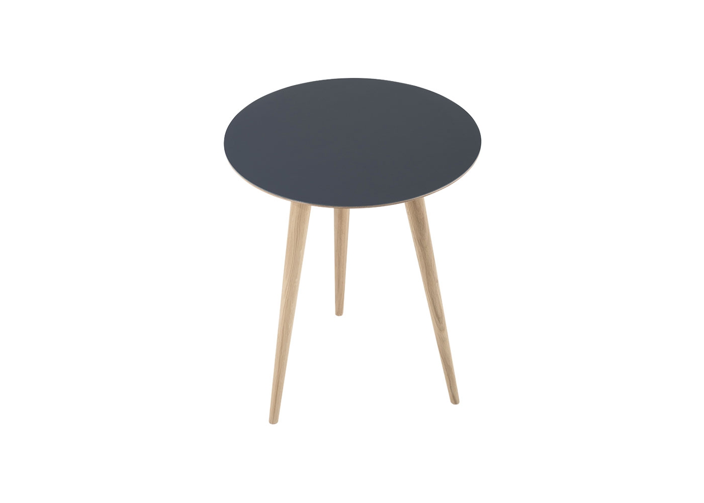 Gazzda Arp Side Table Dia 45cm Smokey Blue Linoleum