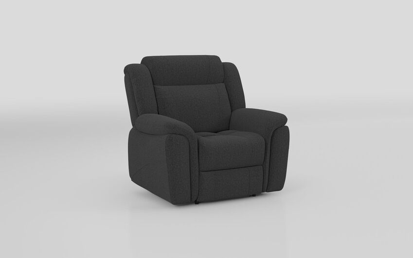 Black Fabric Elland Armchair