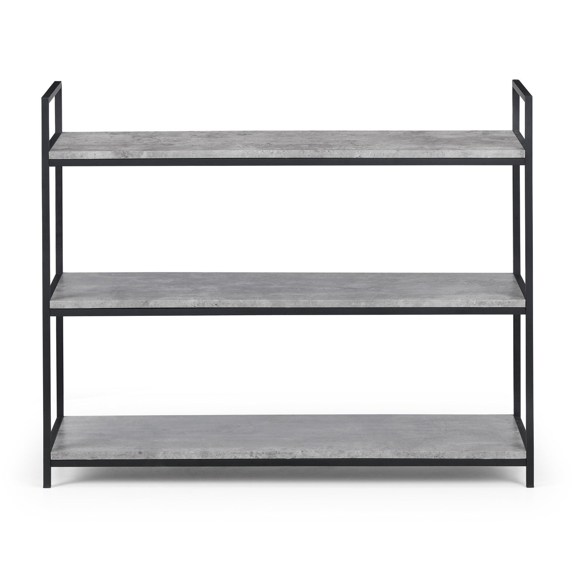 Staten Low Bookcase Grey